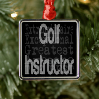 Golf Instructor Extraordinaire Julgransprydnad Metall