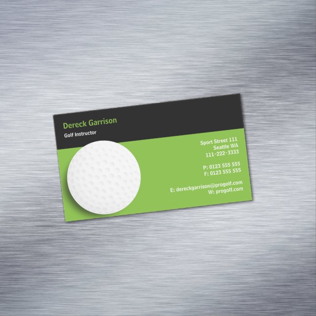 Golf Instructor | PERFEKT Visitkortmagnet (In Situ)