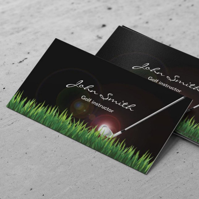 Golf Instructor-Professionell Visitkort (Skapare uppladdad)