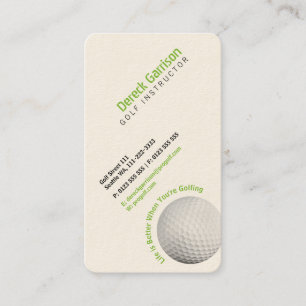Golf Instructor PROFESSIONELL Visitkort