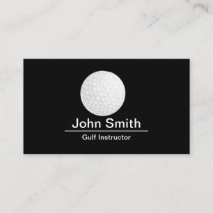 Golf Instructor Visitkort