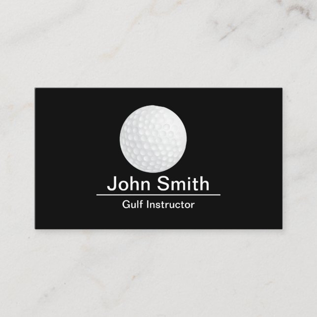 Golf Instructor Visitkort (Framsida)