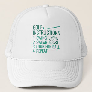 Golf-instruktioner Keps