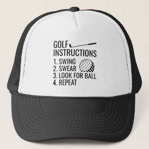 Golf-instruktioner Keps