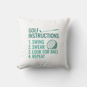 Golf-instruktioner Kudde