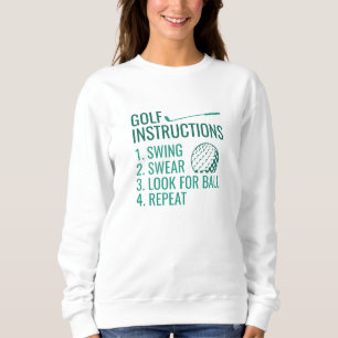 Golf-instruktioner T Shirt