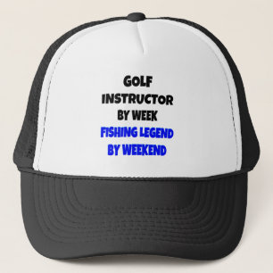 Golf-instruktor för fisklegend truckerkeps