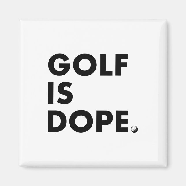 Golf Is Drug Coola 1 Magnet (Framsidan)