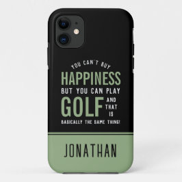 Golf is Happiness Funny Golf Älskare
