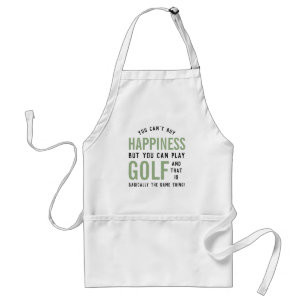 Golf is Happny Funny Golf Älskare Gifts Förkläde