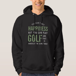 Golf is Happny Funny Golf Älskare Gifts Hoodie