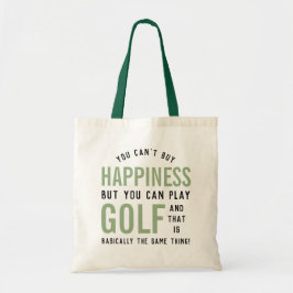 Golf is Happny Funny Golf Älskare Gifts Tygkasse