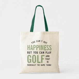 Golf is Happny Funny Golf Älskare Gifts Tygkasse