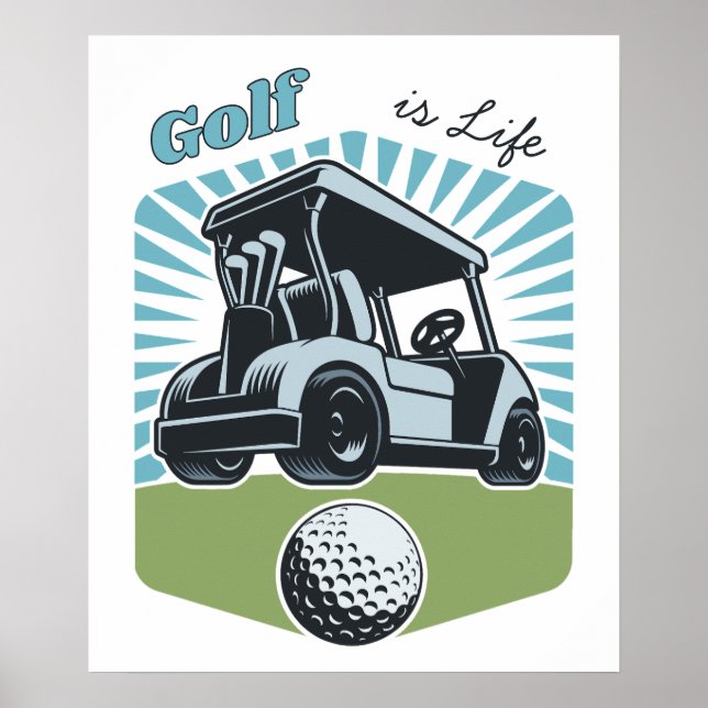 Golf is Life Poster (Framsidan)