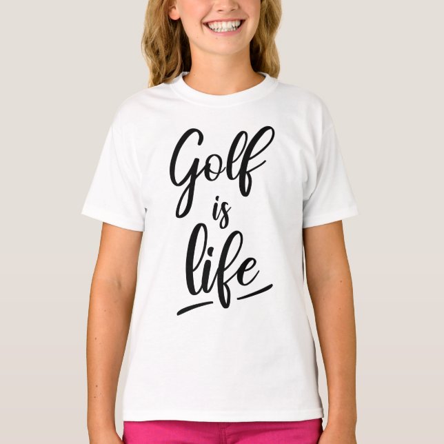 Golf is life t shirt (Framsida)