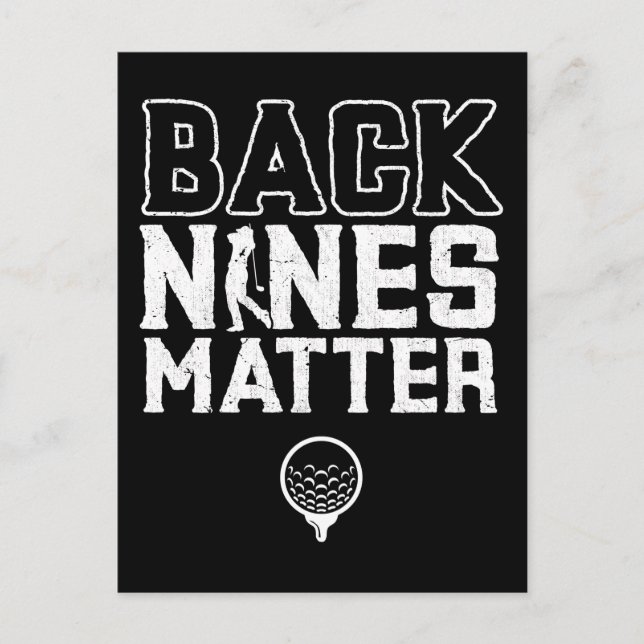 Golf Joke Golf Course Humor Golfing Vykort (Framsida)