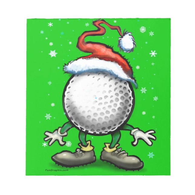 Golf jul anteckningsblock (Framsida)
