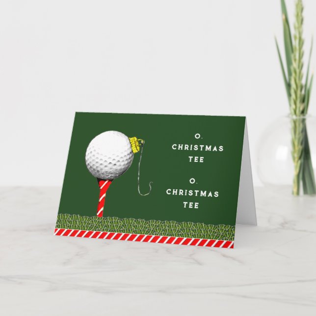 Golf jul helgkort (Framsida)