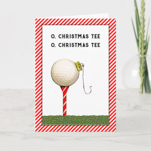 Golf jul helgkort