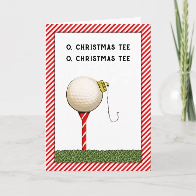 Golf jul helgkort (Framsida)
