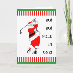 Golf jul helgkort
