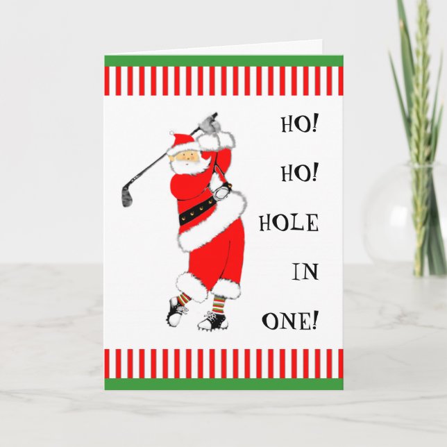 Golf jul helgkort (Framsida)