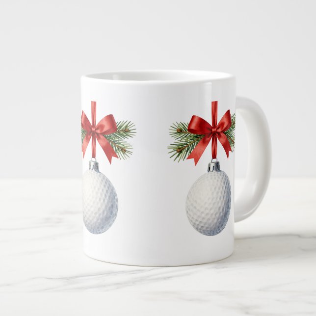 Golf jul kaffemugge jumbo mugg (Framsida höger)