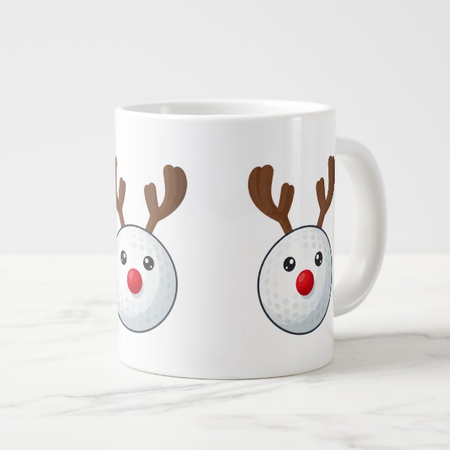 Golf jul kaffemugge jumbo mugg (Framsida höger)