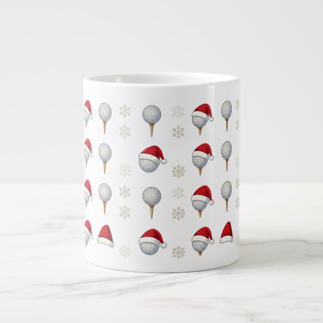 Golf jul kaffemugge jumbo mugg (Framsidan)