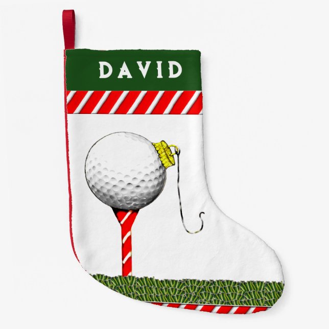 Golf jul liten julstrumpa (Framsidan)