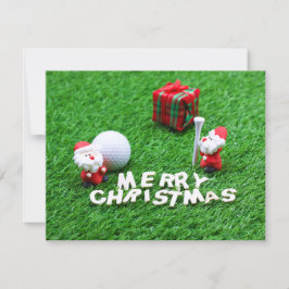 Golf-jul med Santa golf boll och garanti