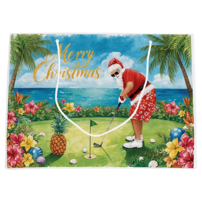 Golf jul med Tomte i Hawaii (Framsidan)