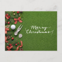 Golf jul på Putting Green God Jul