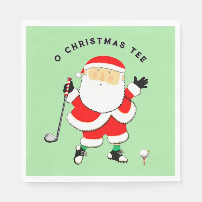 Golf jul pappersservett (Framsidan)