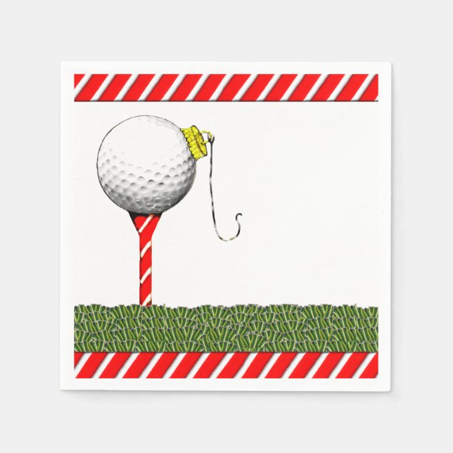Golf jul pappersservett (Framsidan)