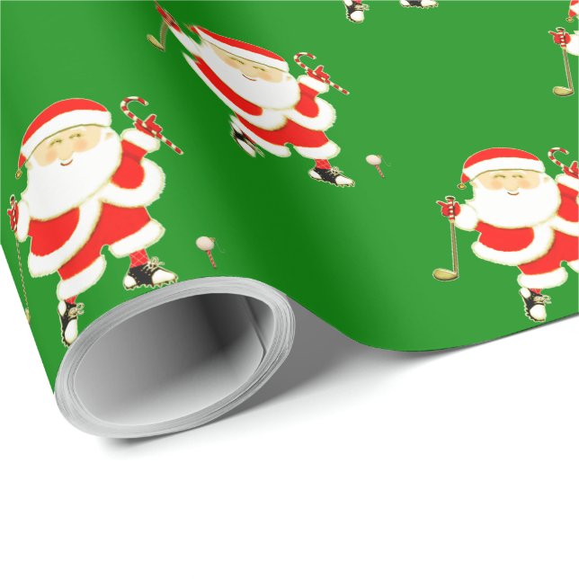 Golf jul presentpapper (Rullad Hörn)
