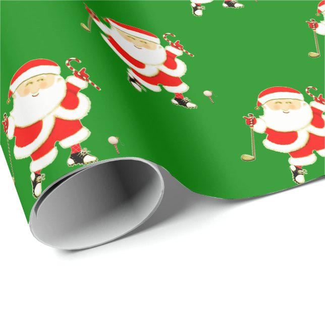 Golf jul presentpapper (Rullad Hörn)