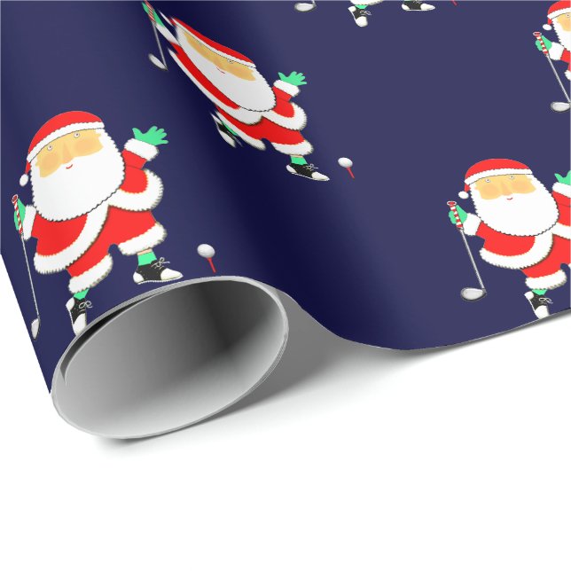 Golf jul presentpapper (Rullad Hörn)