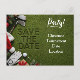 Golf jul sparande av datum inbjudan 