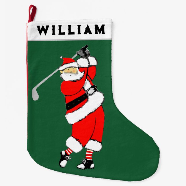 Golf jul stor julstrumpa (Framsidan)