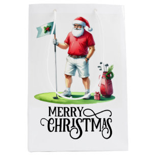 Golf jul tema med Tomte