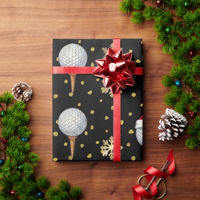 Golf Jul tema  Presentpapper (Julgåva)