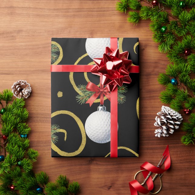 Golf Jul tema  Presentpapper (Julgåva)