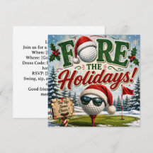 Golf julfest Let's Par tee