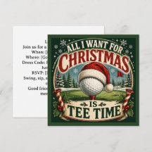 Golf julfest Let's Par tee