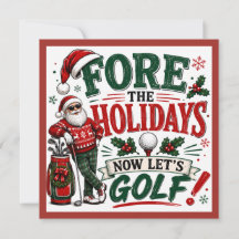 Golf julfest Let's Par tee