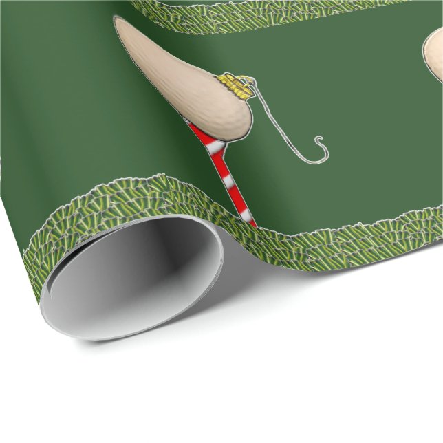 Golf julhelg presentpapper (Rullad Hörn)
