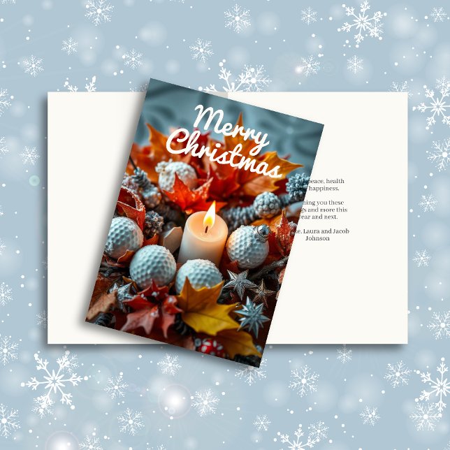 Golf-julljus Helgkort (Skapare uppladdad)