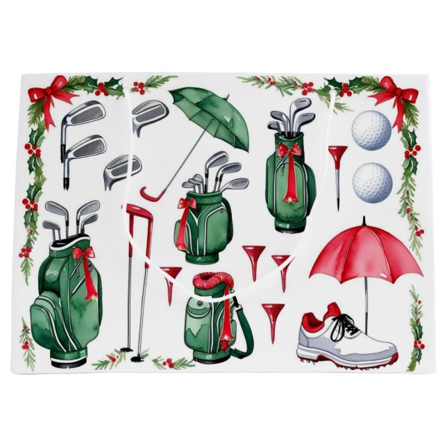 Golf julpresenter för golfare (Framsidan)