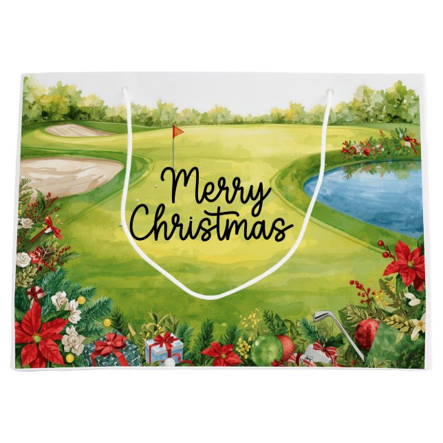 Golf julpresenter för golfare (Framsidan)